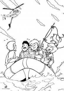 Poursuite en bateau Poursuite en bateau