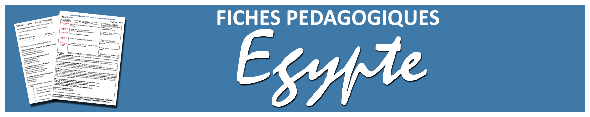 la famille Fiches p&eacute;dagogiques - Egypte dans Lieu - R&eacute;gion - Pays