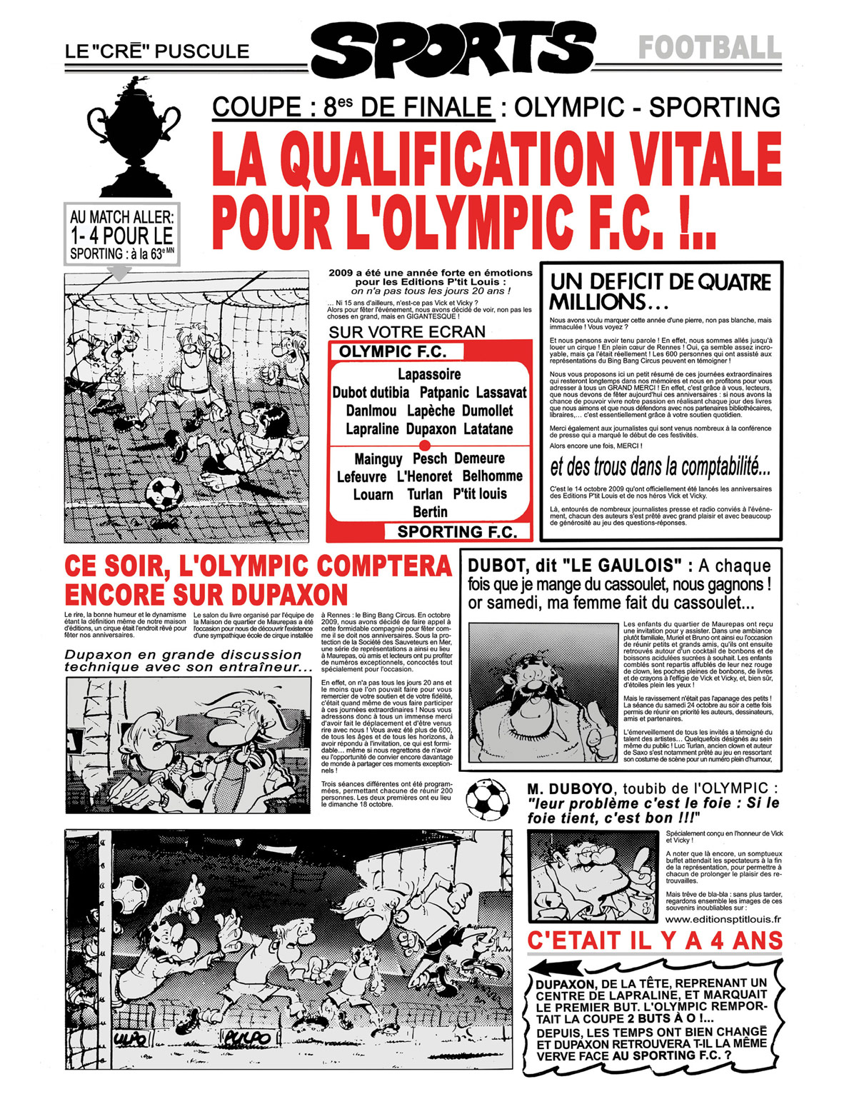 Feuilletez Coffret Les exploits de l'Olympic F.C.