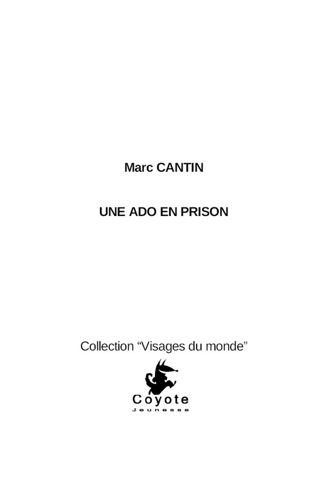 Feuilletez Une ado en prison