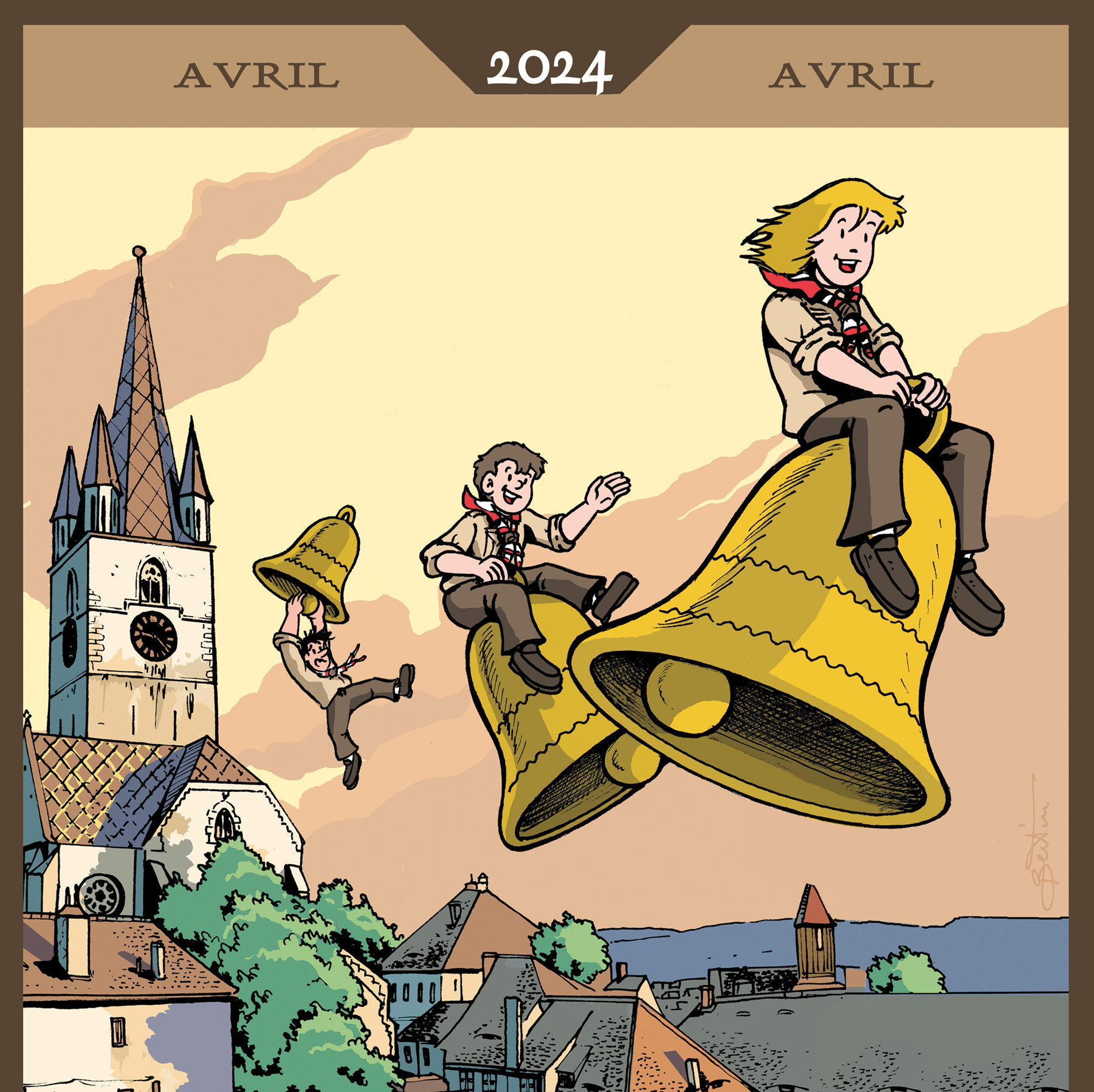 Feuilletez Calendrier Vick et Vicky 2024