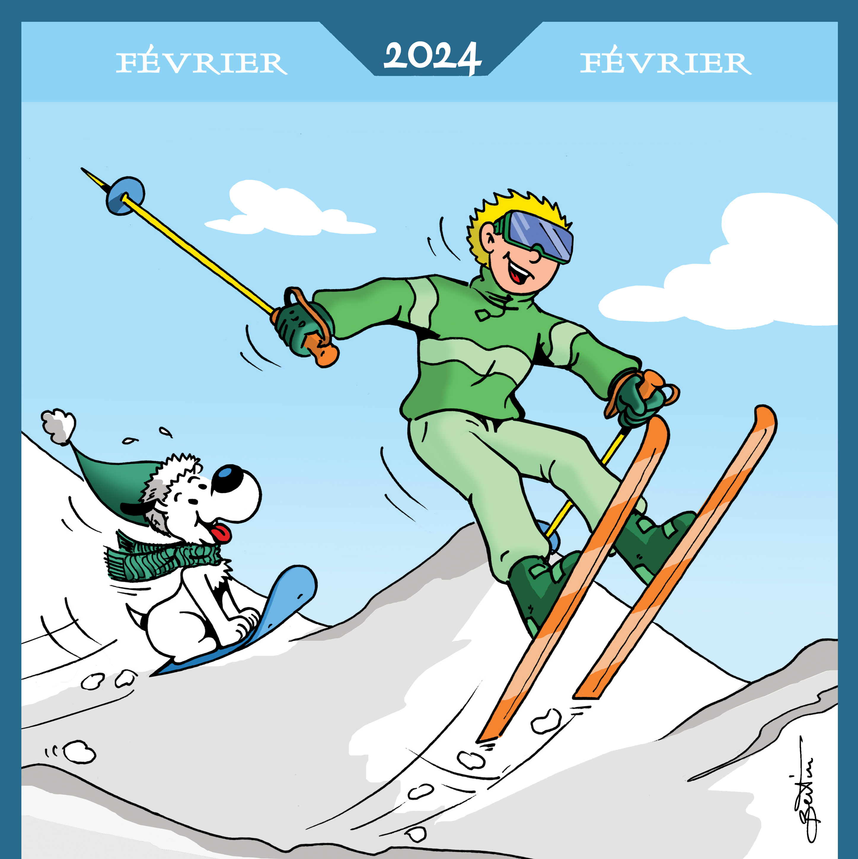 Feuilletez Calendrier Vick et Vicky 2024