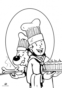 Vick et Vicky en cuisinier